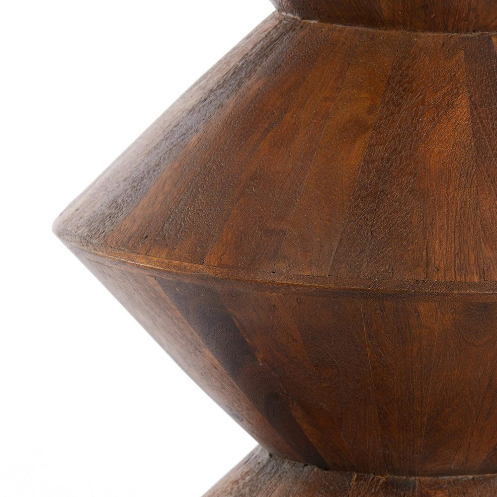 Larus Mango Wood Side Table - Brown Light & Living 2