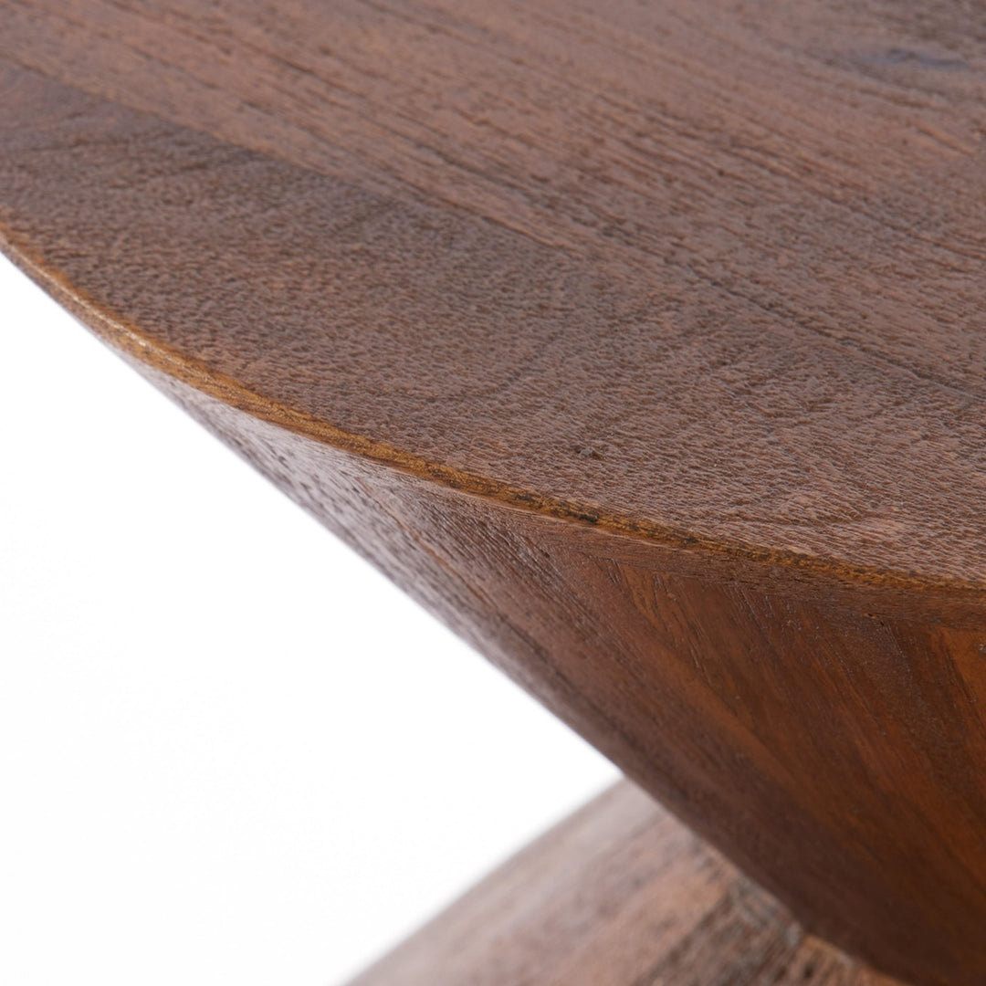 Larus Mango Wood Side Table - Brown Light & Living 5