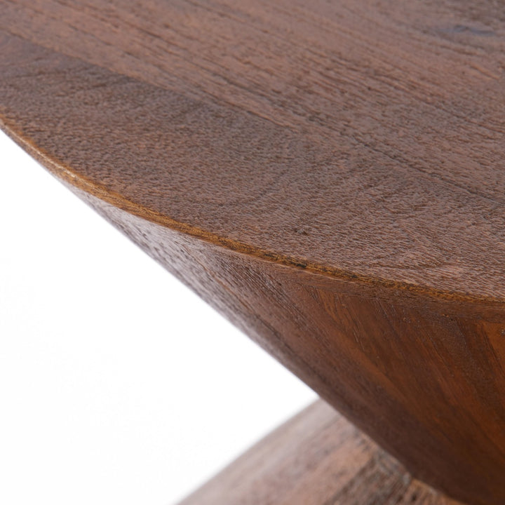 Larus Mango Wood Side Table - Brown Light & Living 5