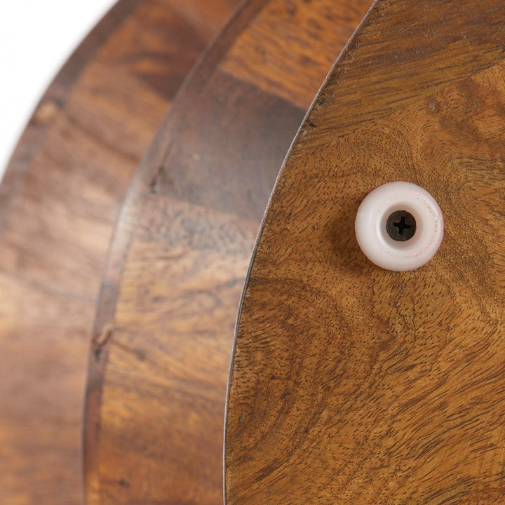 Larus Mango Wood Side Table - Brown Light & Living 7