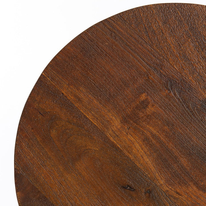 Larus Mango Wood Side Table - Brown Light & Living 8