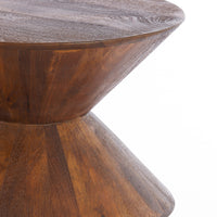 Light & Living Larus Brown Mango Wood Side Table - 40x50cm