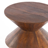 Light & Living Larus Brown Mango Wood Side Table - 40x50cm