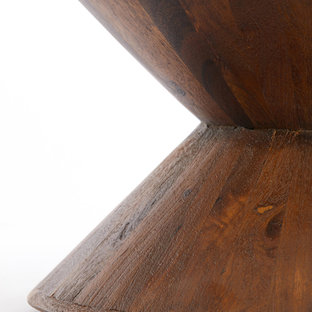 Light & Living Larus Brown Mango Wood Side Table - 40x50cm