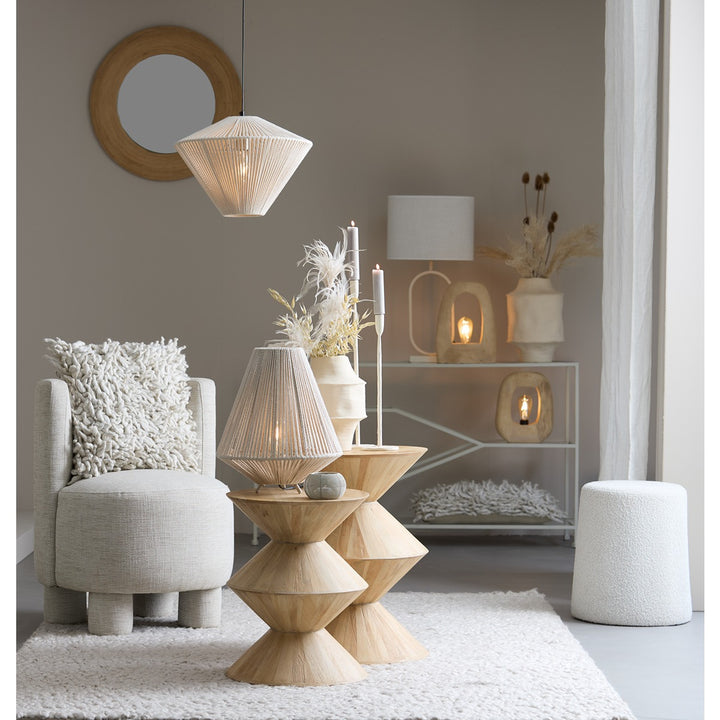 Larus Mango Wood Side Table - Natural Light & Living 8