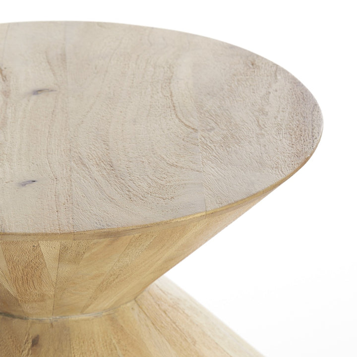 Larus Mango Wood Side Table - Natural Light & Living 9