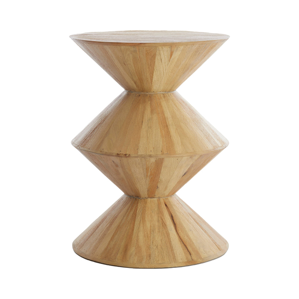 Light & Living Larus Natural Mango Wood Side Table - 45x60cm