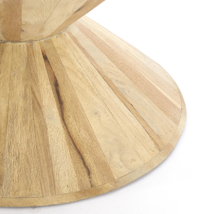 Larus Mango Wood Side Table - Natural Light & Living 12