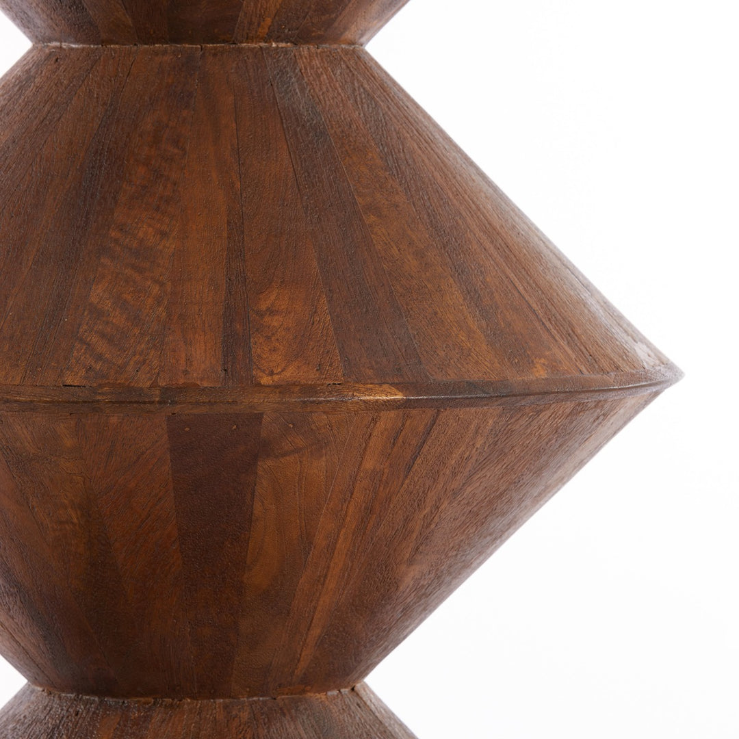 Larus Mango Wood Side Table - Brown Light & Living 13