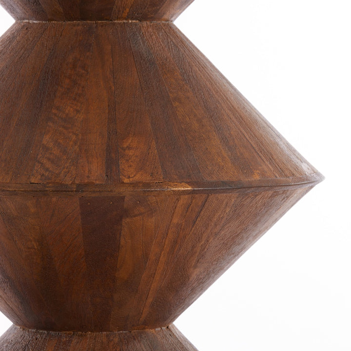 Larus Mango Wood Side Table - Brown Light & Living 13