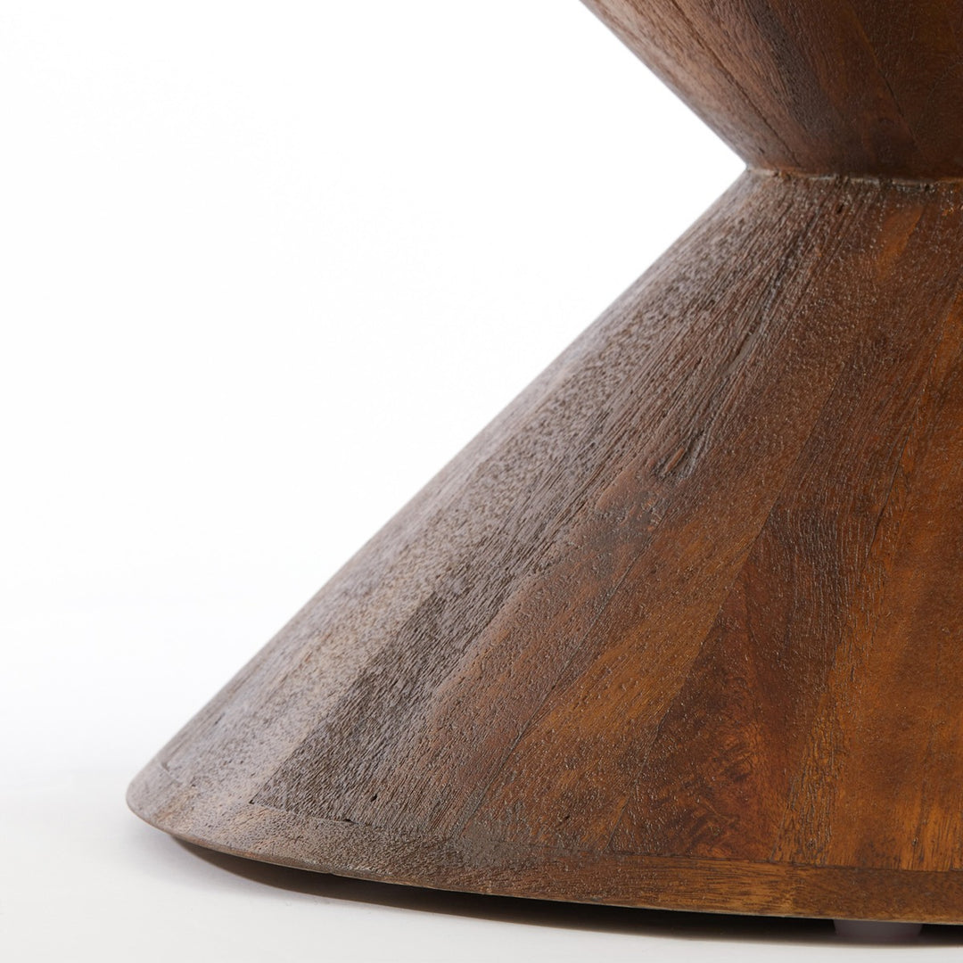 Larus Mango Wood Side Table - Brown Light & Living 14
