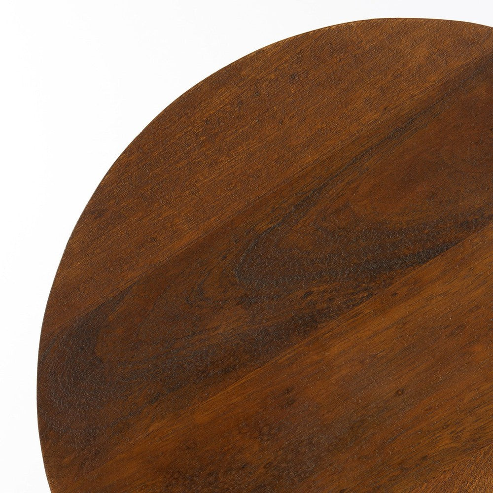 Larus Mango Wood Side Table - Brown Light & Living 16