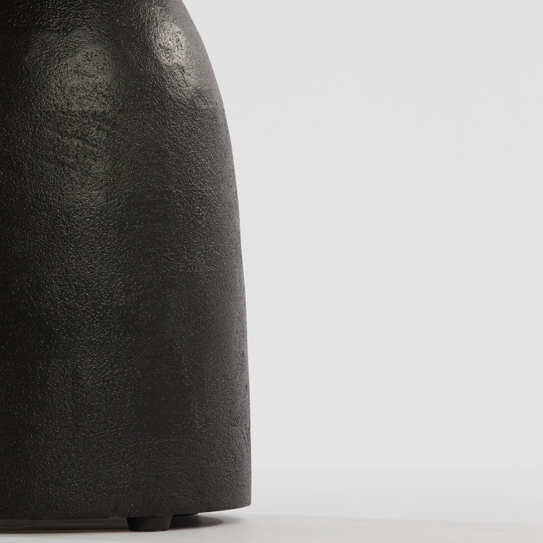 Torir Mango Wood Side Table - Matte Black Light & Living 7