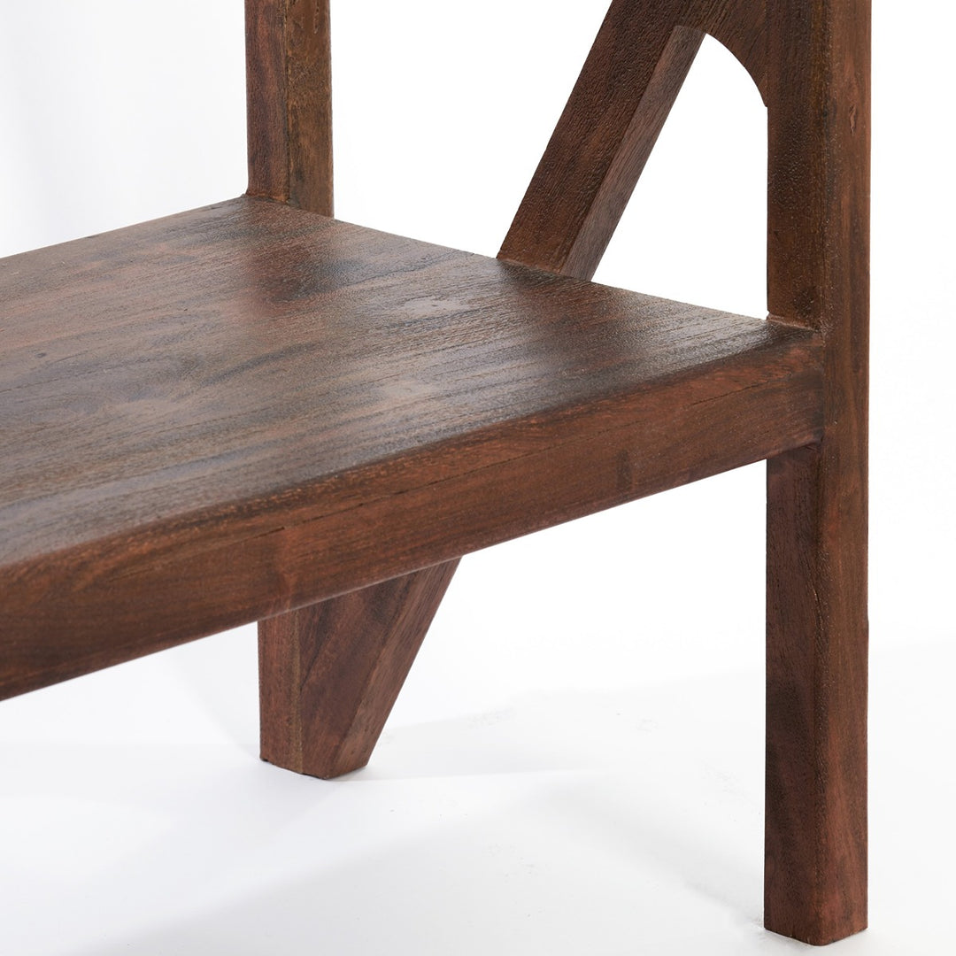 Yuki Acacia Wood Display Unit - Dark Brown Light & Living 6