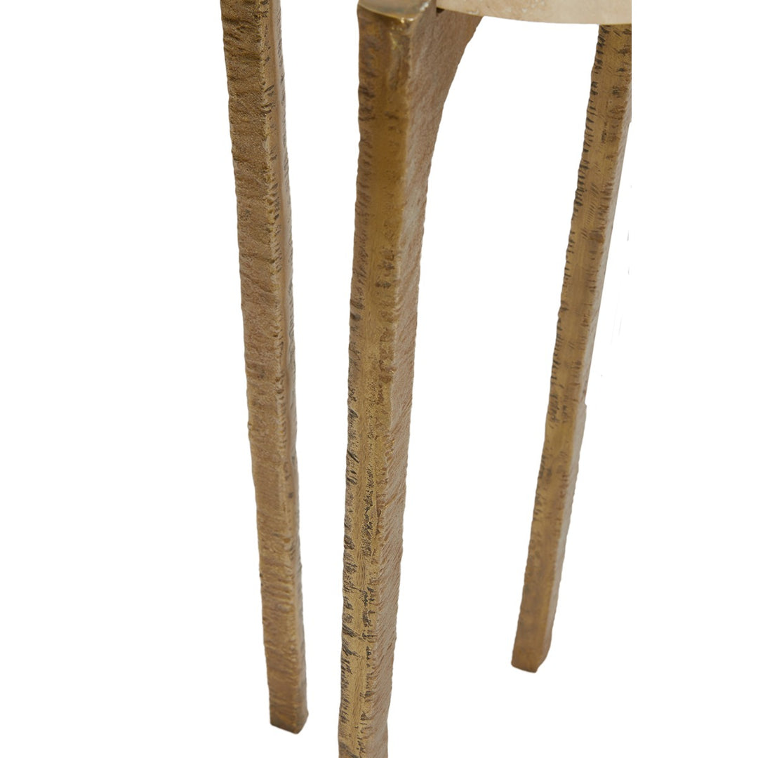 Kanae Set of 2 Travertine Side Tables - Sand Light & Living 4