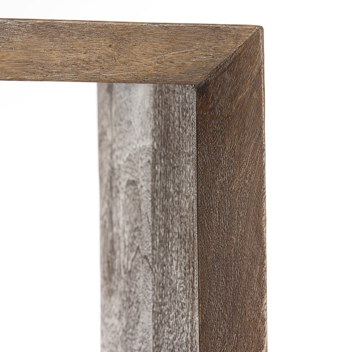 Sondrio Tall Wooden Display Unit - Dark Brown Light & Living 5