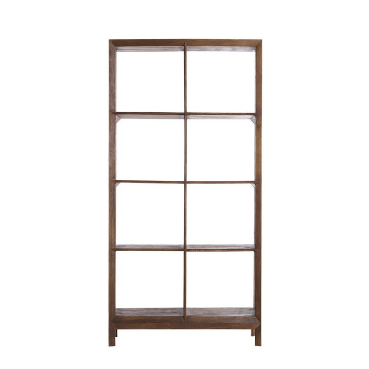 Sondrio Wooden Display Unit - Dark Brown Light & Living 1