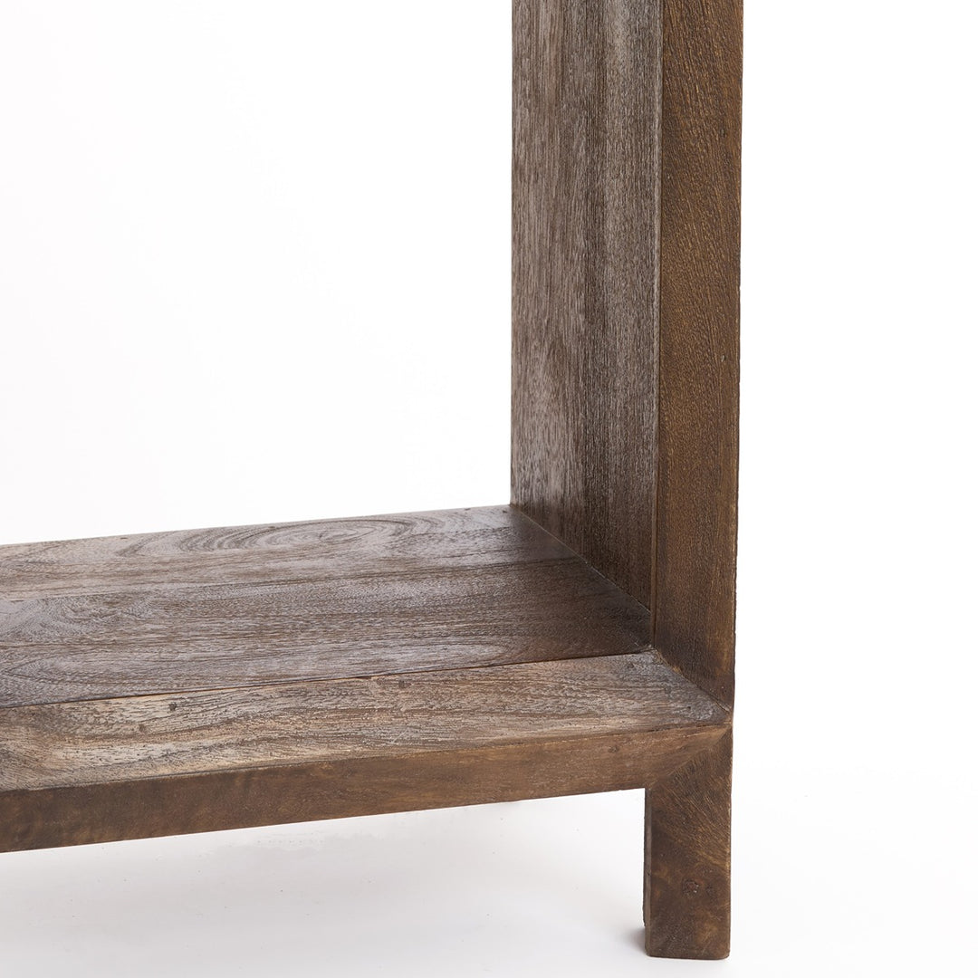 Sondrio Wooden Display Unit - Dark Brown Light & Living 6
