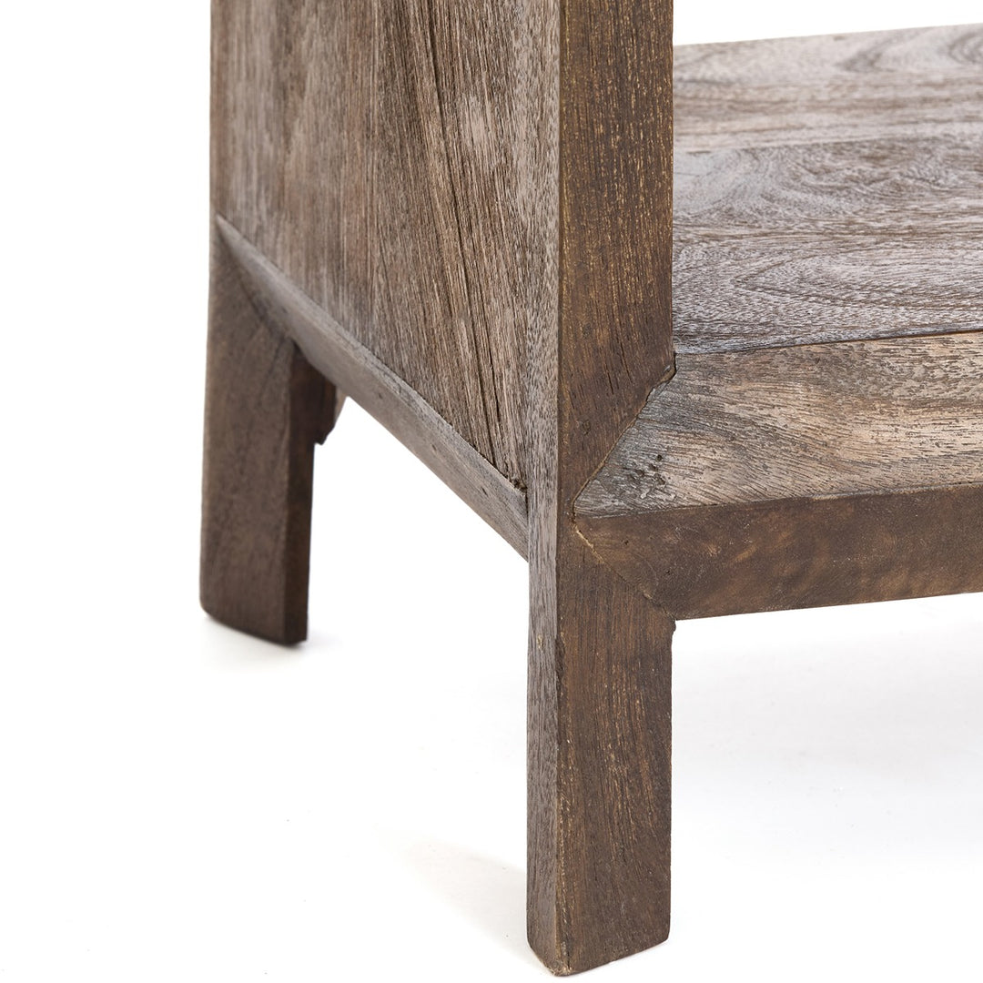 Sondrio Wooden Display Unit - Dark Brown Light & Living 7