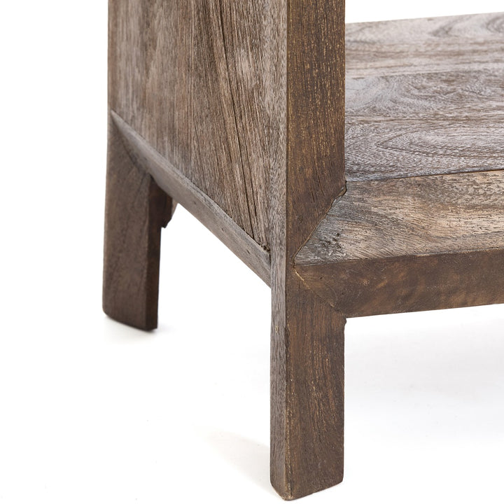 Sondrio Wooden Display Unit - Dark Brown Light & Living 7