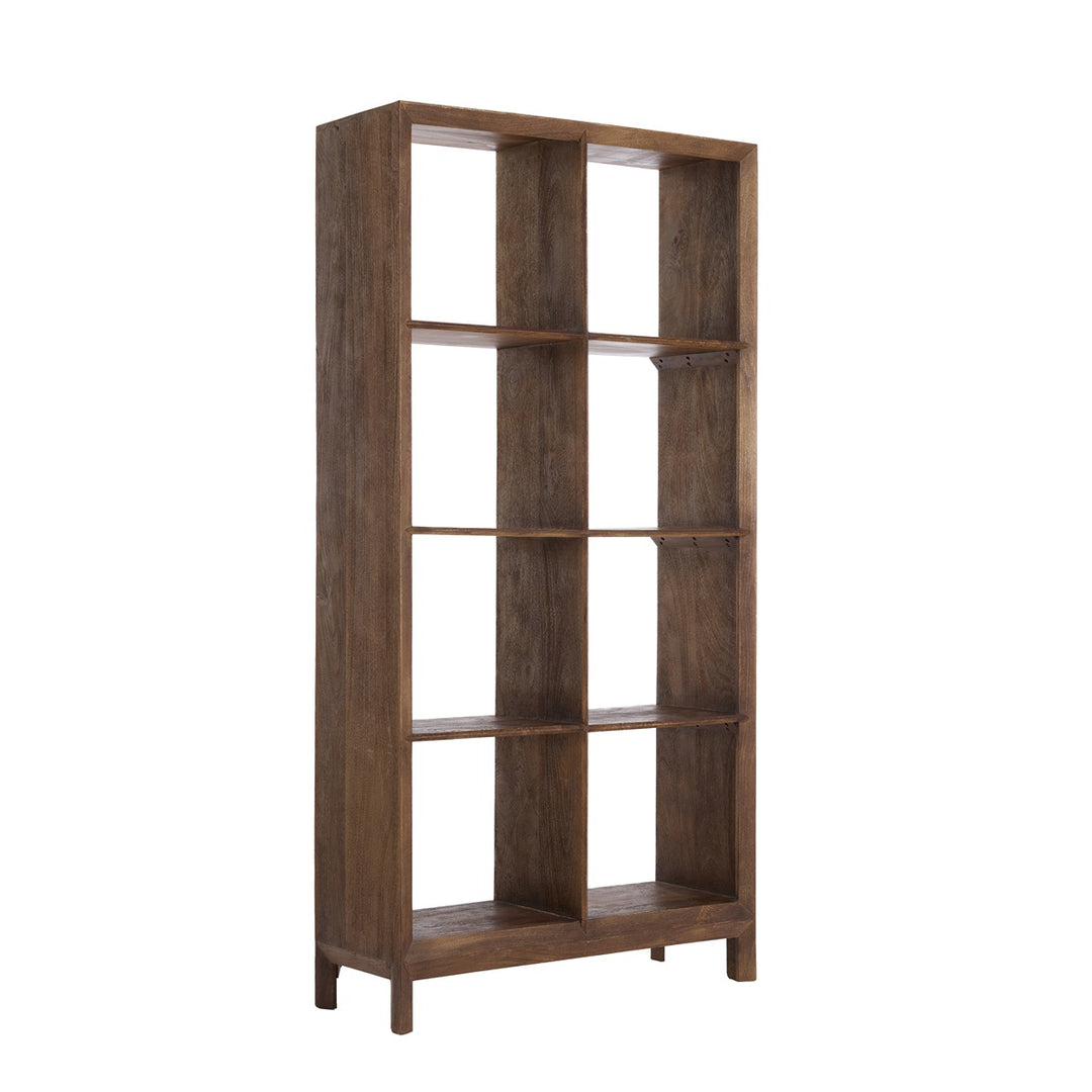Sondrio Wooden Display Unit - Dark Brown Light & Living 8
