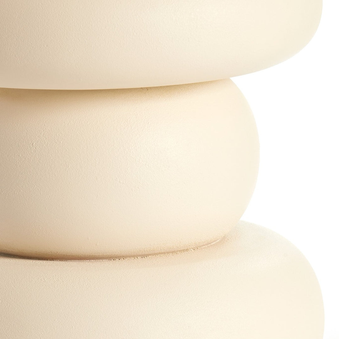 Azalas Wooden Side Table - Cream Light & Living 5