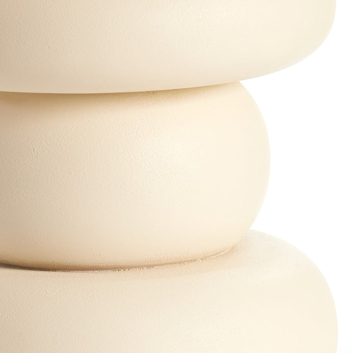 Azalas Wooden Side Table - Cream Light & Living 5