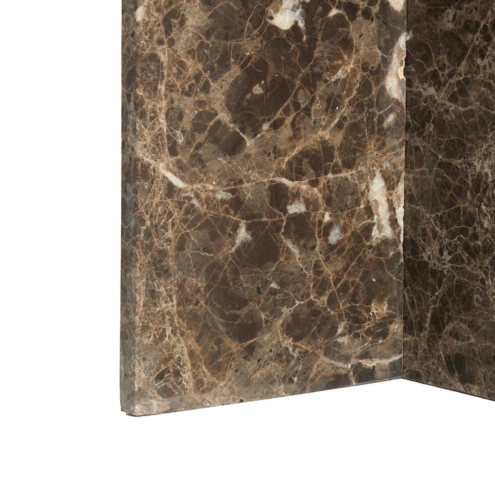 Otinia Marble Side Table - Dark Brown Light & Living 9
