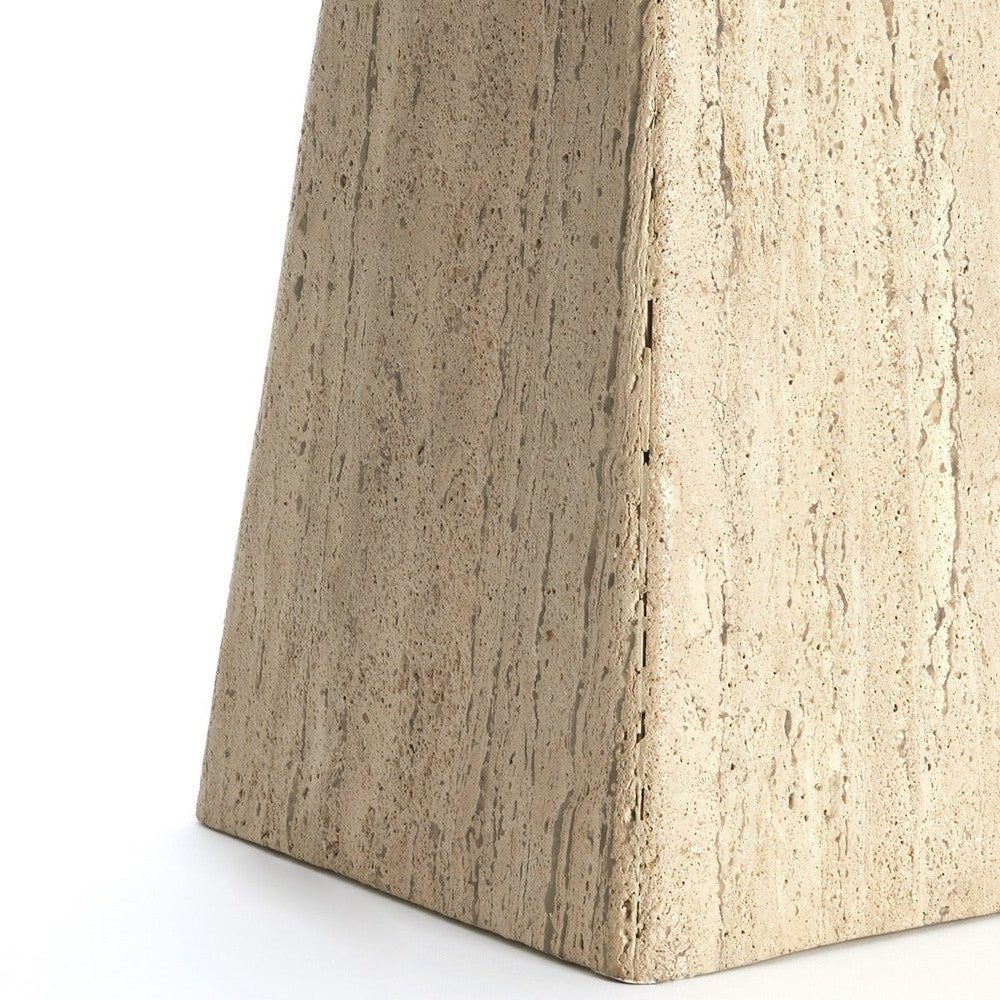 Kepami Travertine Side Table - Sand Light & Living 7