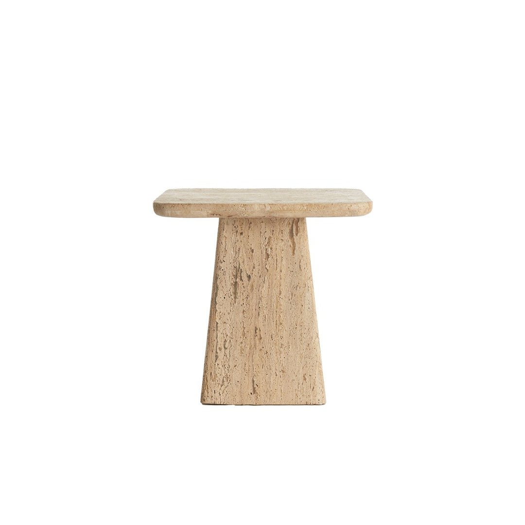 Kepami Travertine Side Table - Sand Light & Living 12