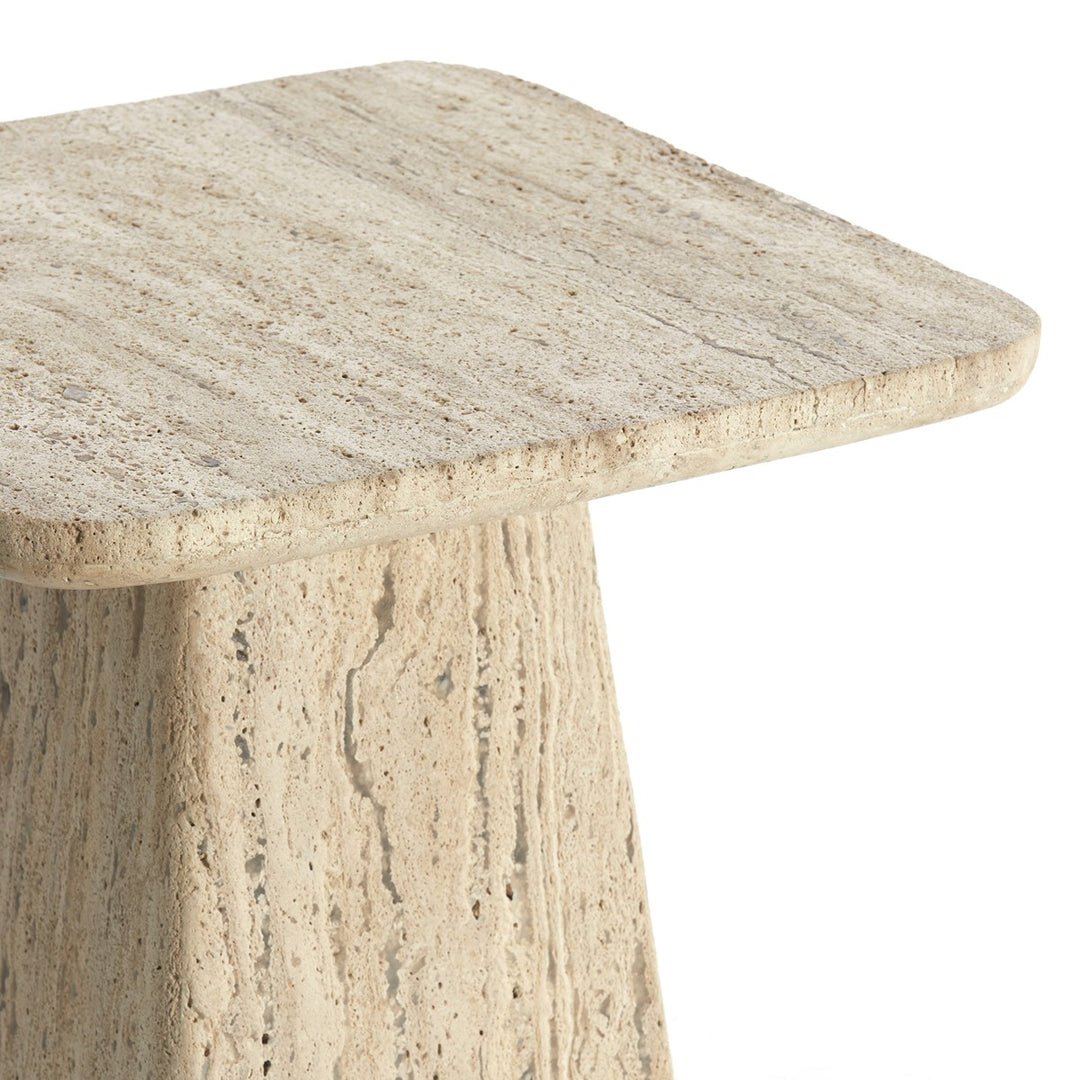 Kepami Travertine Side Table - Sand Light & Living 14