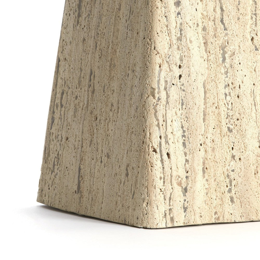 Kepami Travertine Side Table - Sand Light & Living 16
