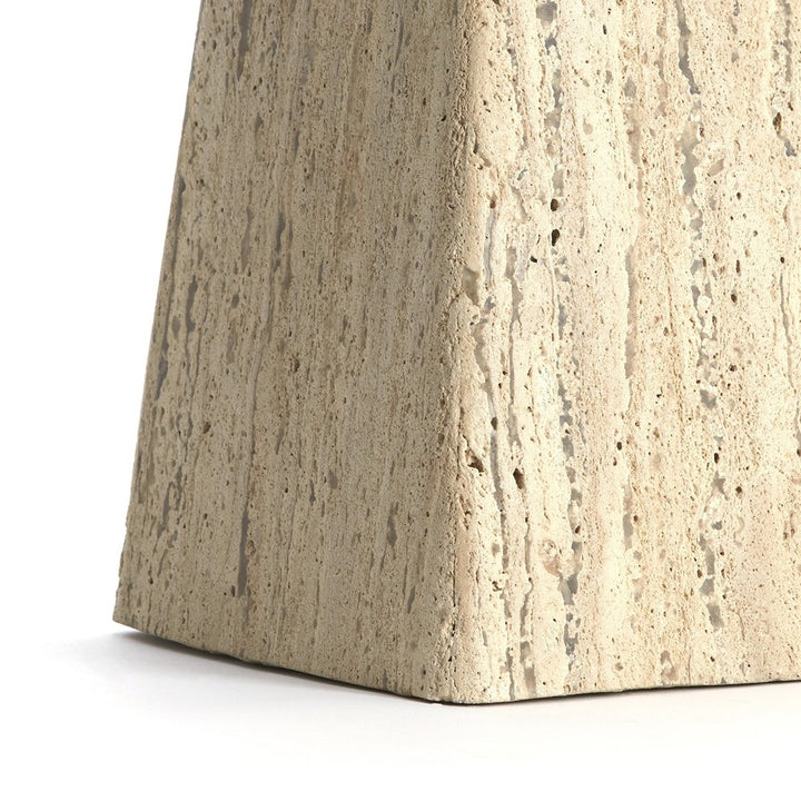 Kepami Travertine Side Table - Sand Light & Living 16