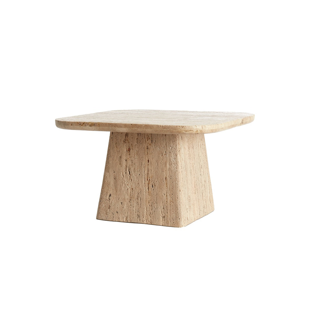 Kepami Travertine Square Coffee Table - Sand Light & Living 1
