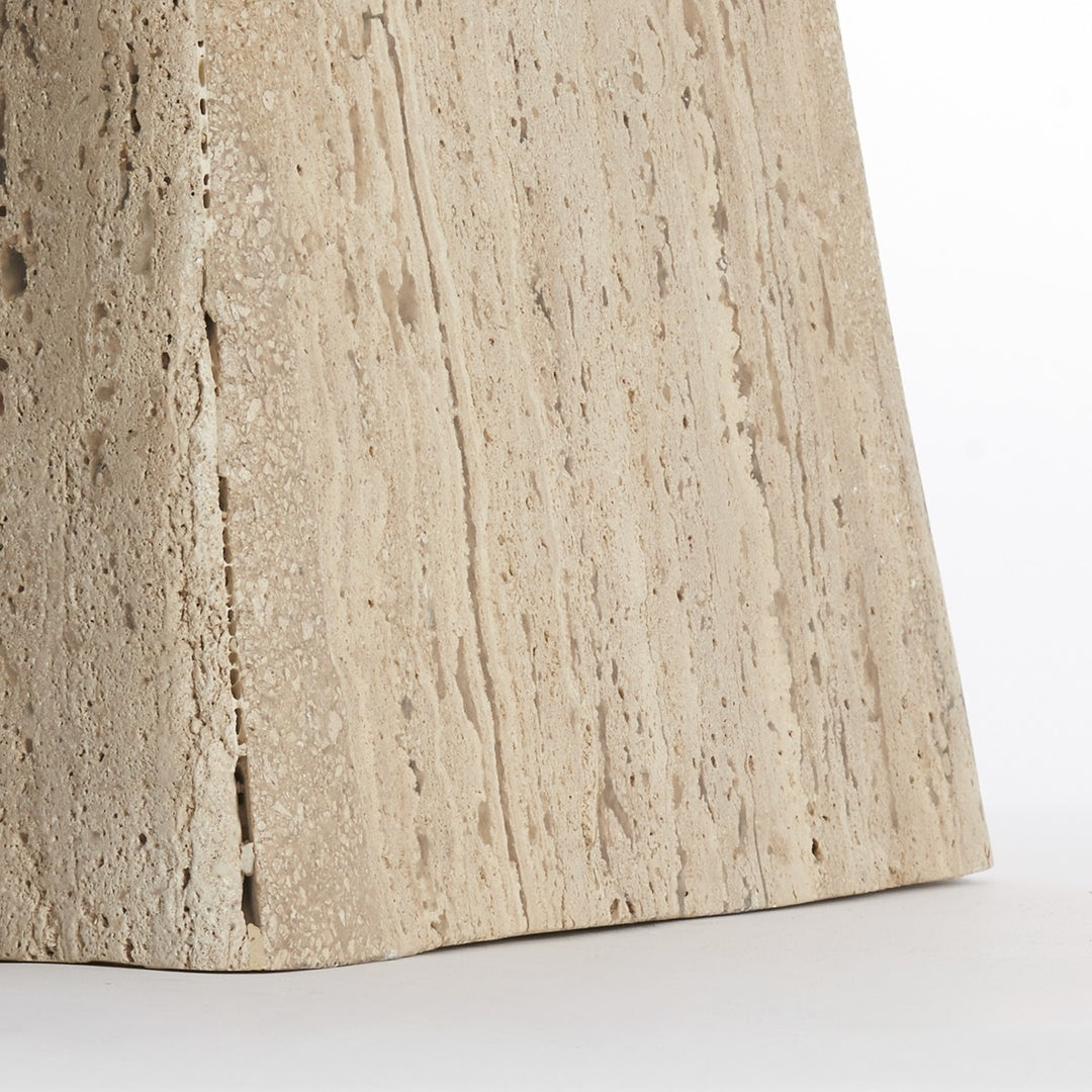 Kepami Travertine Square Coffee Table - Sand Light & Living 8