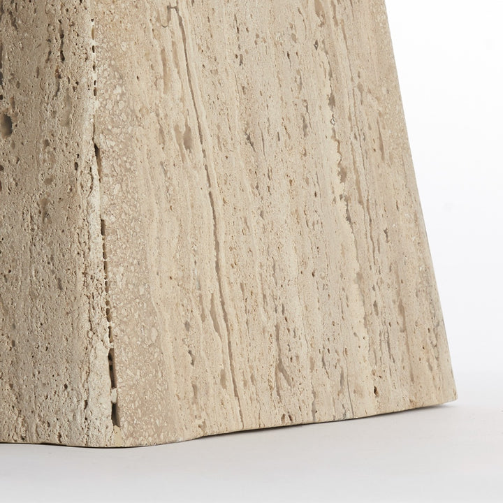 Kepami Travertine Square Coffee Table - Sand Light & Living 8