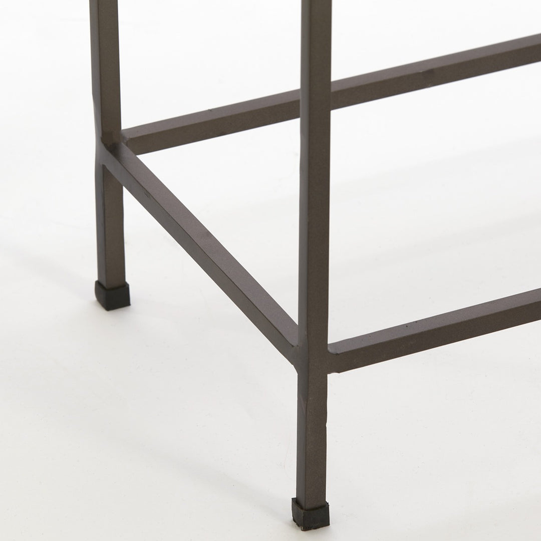 Morena Set of 2 Console Tables - Brown Marble Light & Living 4