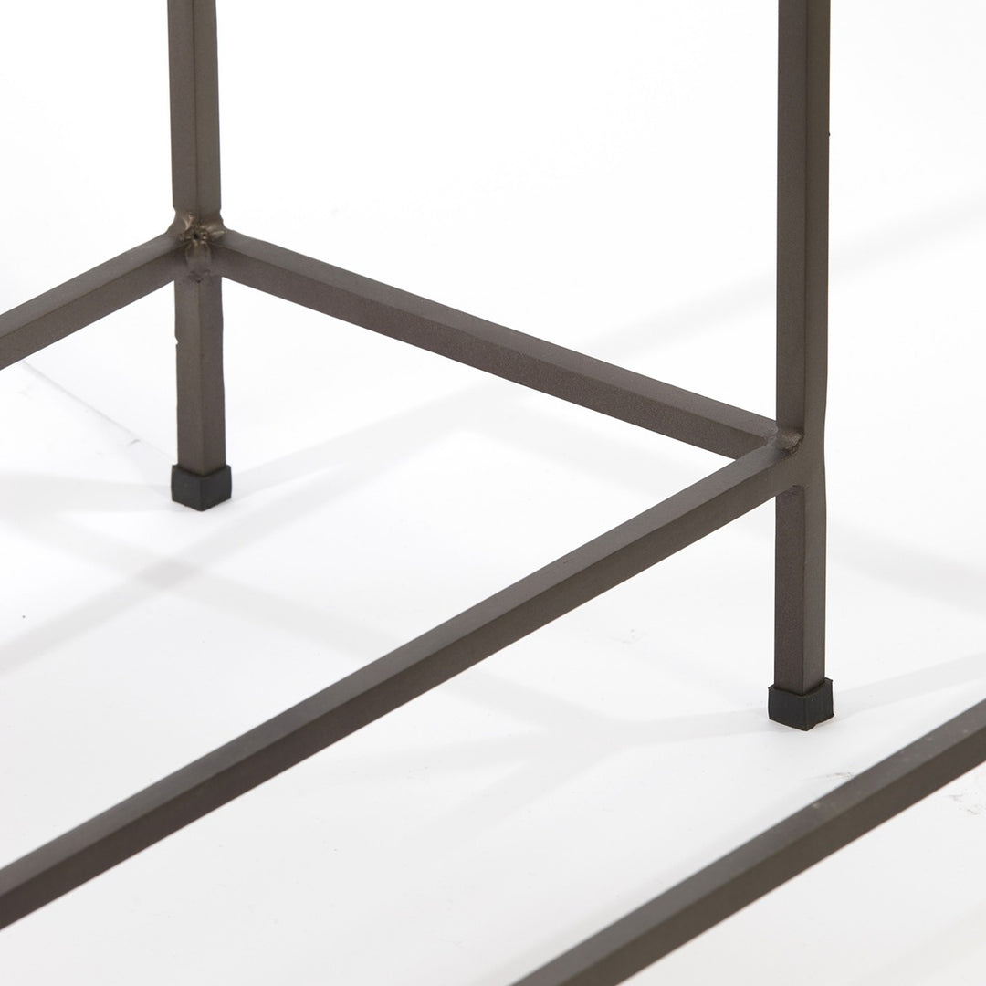 Morena Set of 2 Console Tables - Brown Marble Light & Living 7