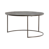 Light & Living Set of 2 Talca Dark Brown Coffee Tables