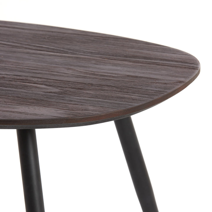 Viejo Set of 3 Wooden Nesting Coffee Tables - Brown Light & Living 7