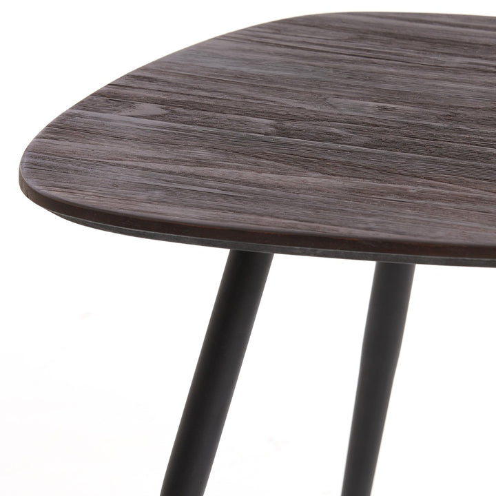 Viejo Set of 3 Wooden Nesting Coffee Tables - Brown Light & Living 8