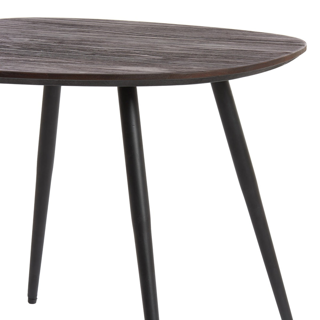 Viejo Set of 3 Wooden Nesting Coffee Tables - Brown Light & Living 9