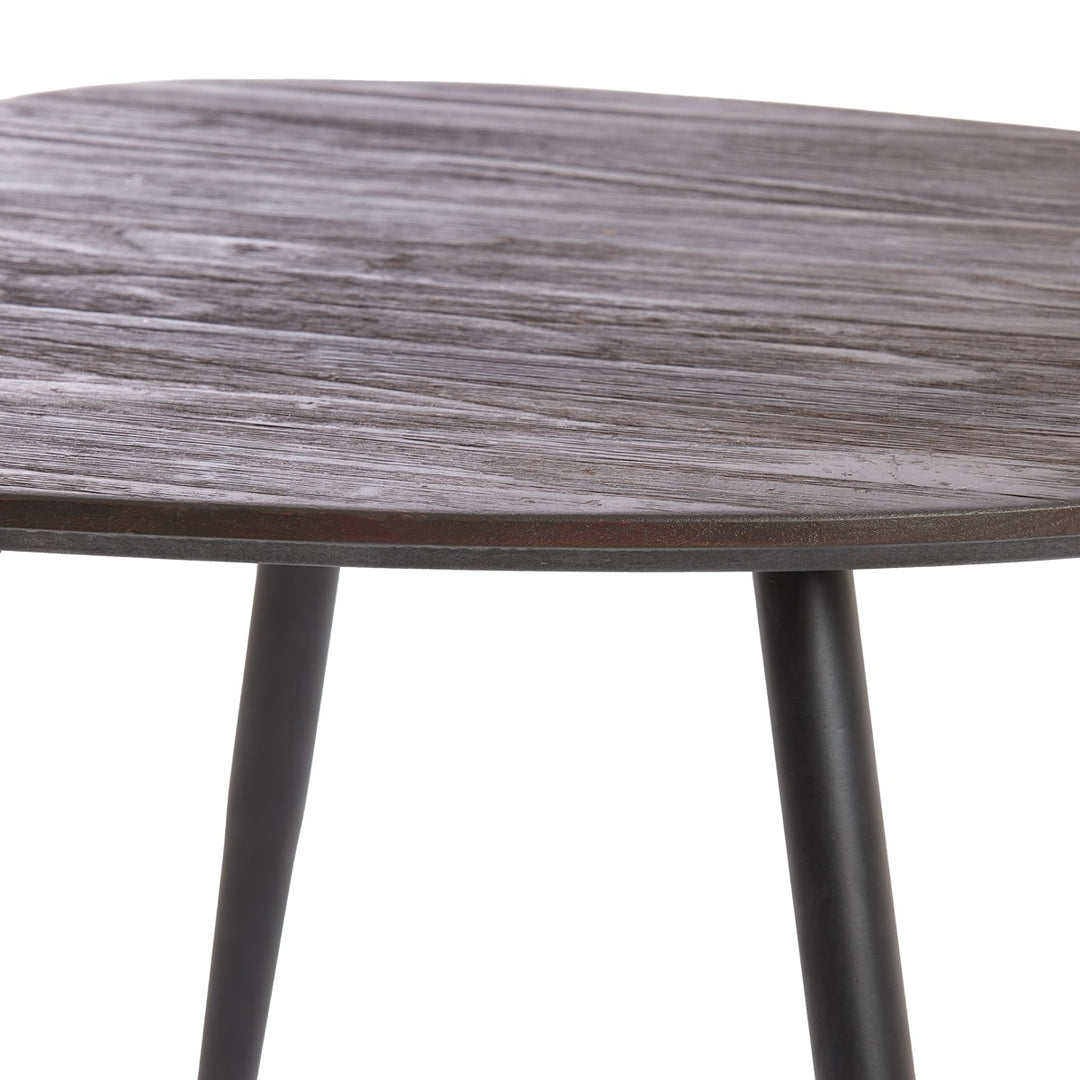 Viejo Set of 3 Wooden Nesting Coffee Tables - Brown Light & Living 10