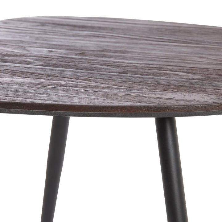 Viejo Set of 3 Wooden Nesting Coffee Tables - Brown Light & Living 10