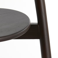 Light & Living Palca Black Wood Dining Chair