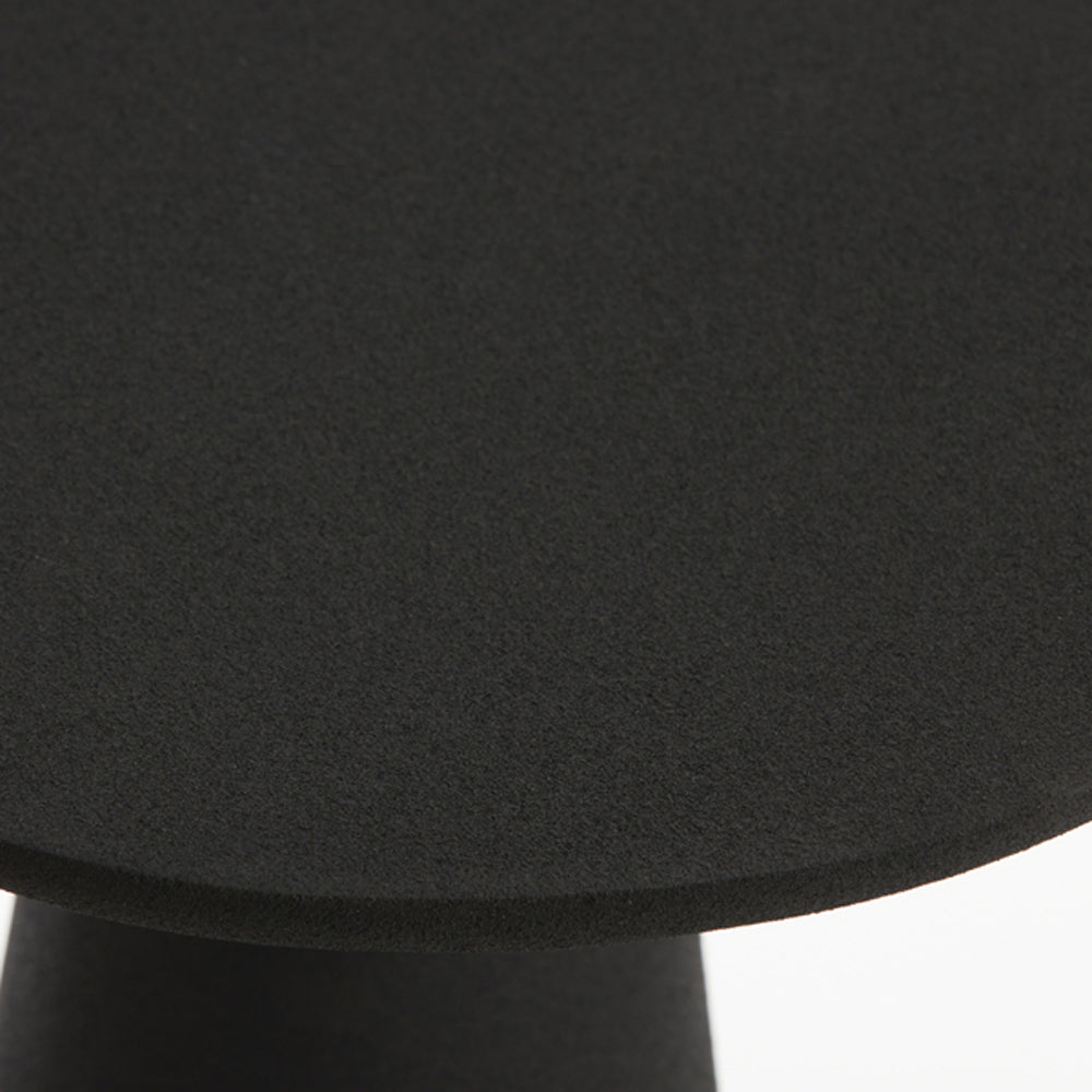 Light & Living Abala Matt Black Side Table