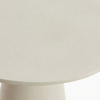 Light & Living Abala Matt Cream Side Table