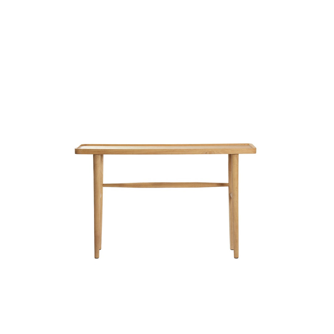 Qiano Mango Wood Console Table - Natural Light & Living 1