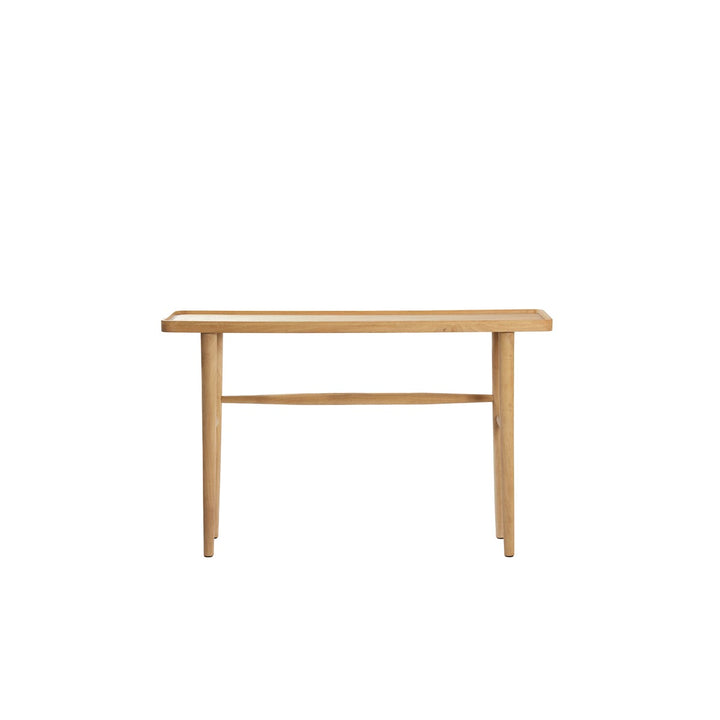 Qiano Mango Wood Console Table - Natural Light & Living 1