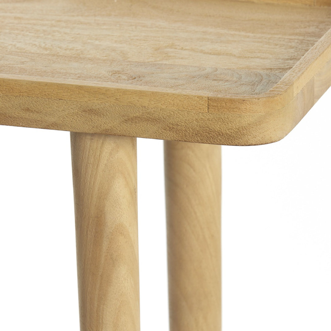 Qiano Mango Wood Console Table - Natural Light & Living 6